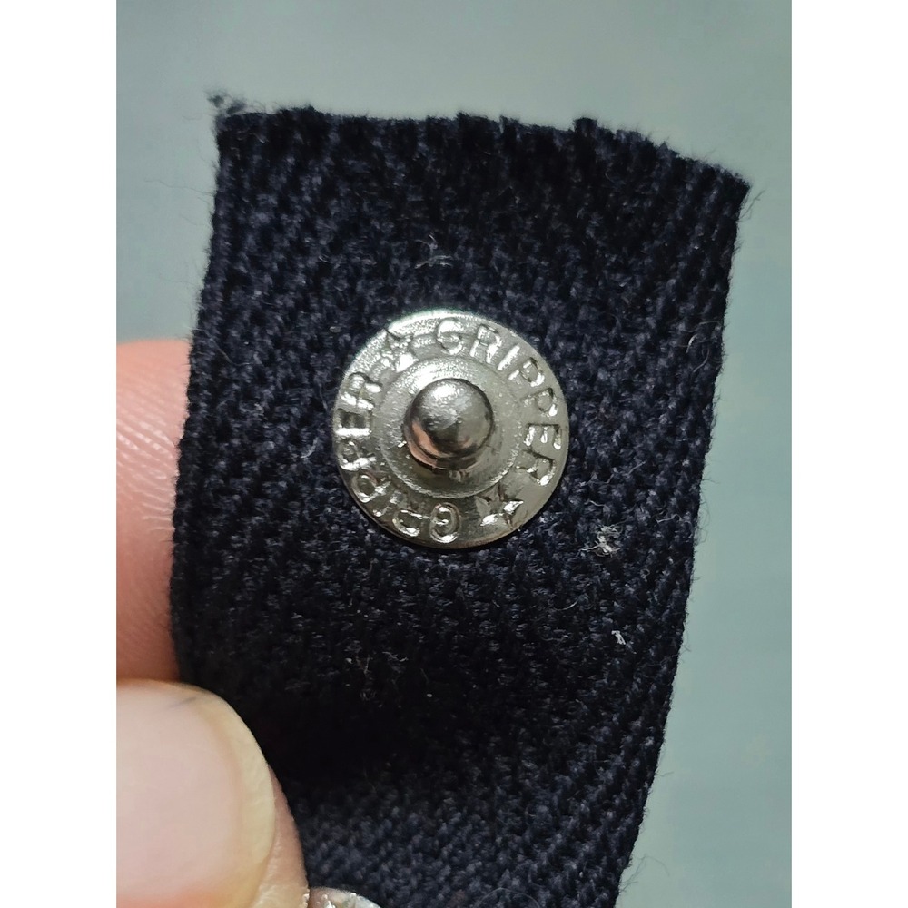 Gripper Snap Tape Trim 48in Black Good Silver Metal Fasteners DIY Sewing